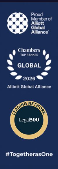 Proud Member of Alliott Global Alliance · Chambers Top Ranked Global 2026 · #TogetherasOne
