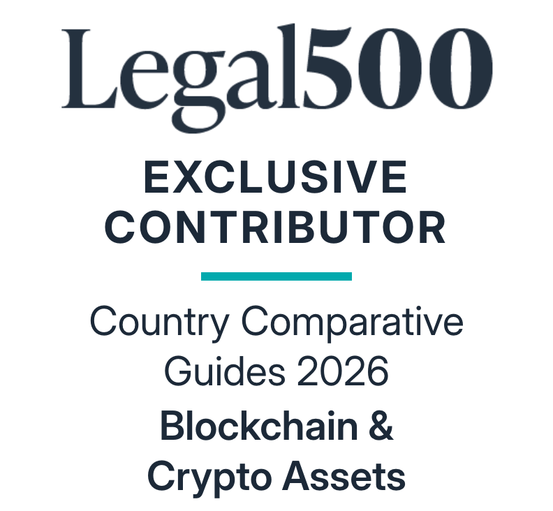 Legal 500 Exclusive Contributor - Country Comparative Guides 2026, Blockchain & Crypto Assets